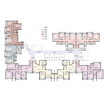 Sample layout for medium size plots at Arvind Smartspaces Bavla