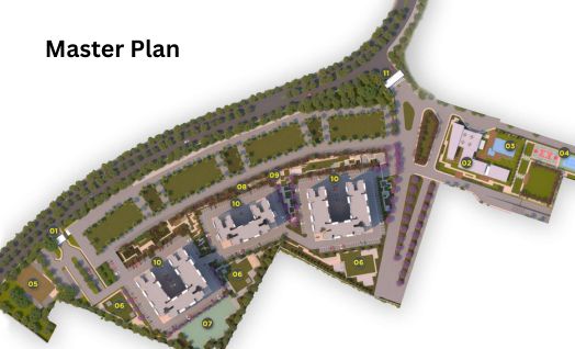 Arvind Apartments Vadodara Master Plan Layout
